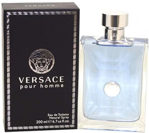 versace pour homme eau de toilette 200 ml|versace pour homme description.